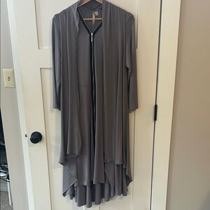 Comfy USA Gray High Low Dress
